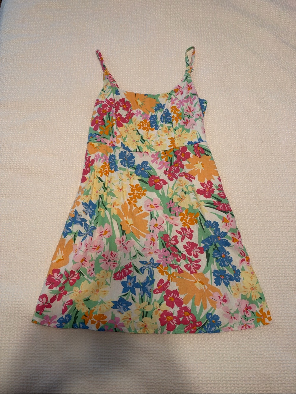 Old Navy Yellow Pink Blue Floral Mini Sundress